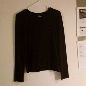 Tommy Hilfiger long sleeve black t-shirt